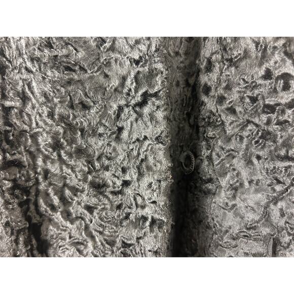 Tarlow Furs Baltimore Vintage Black Fur Jacket Mink Trim Monogrammed - Picture 8 of 14